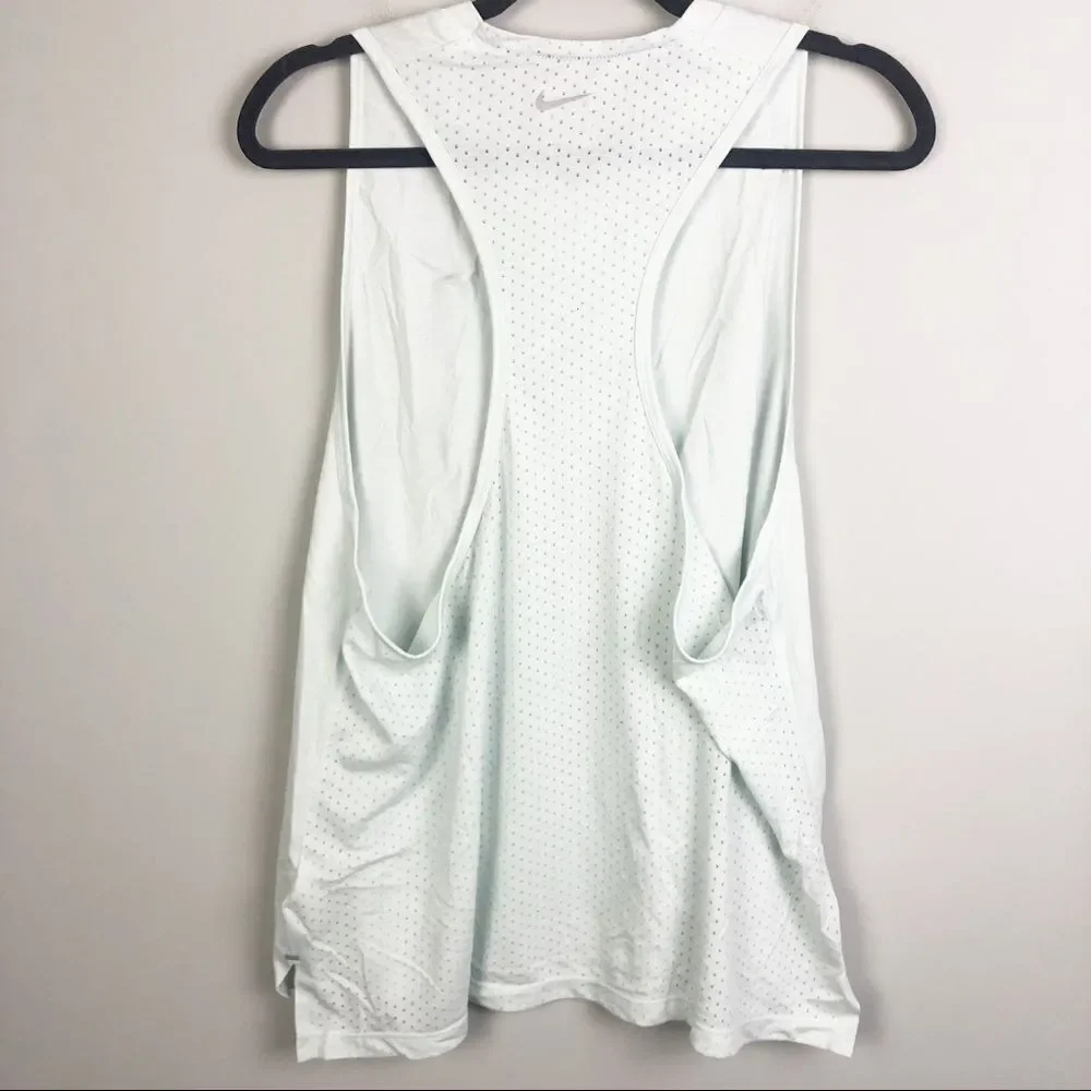 NIKE | Icy Pale Mint Green Racerback Dri-Fit Running Tank Top Women’s XL